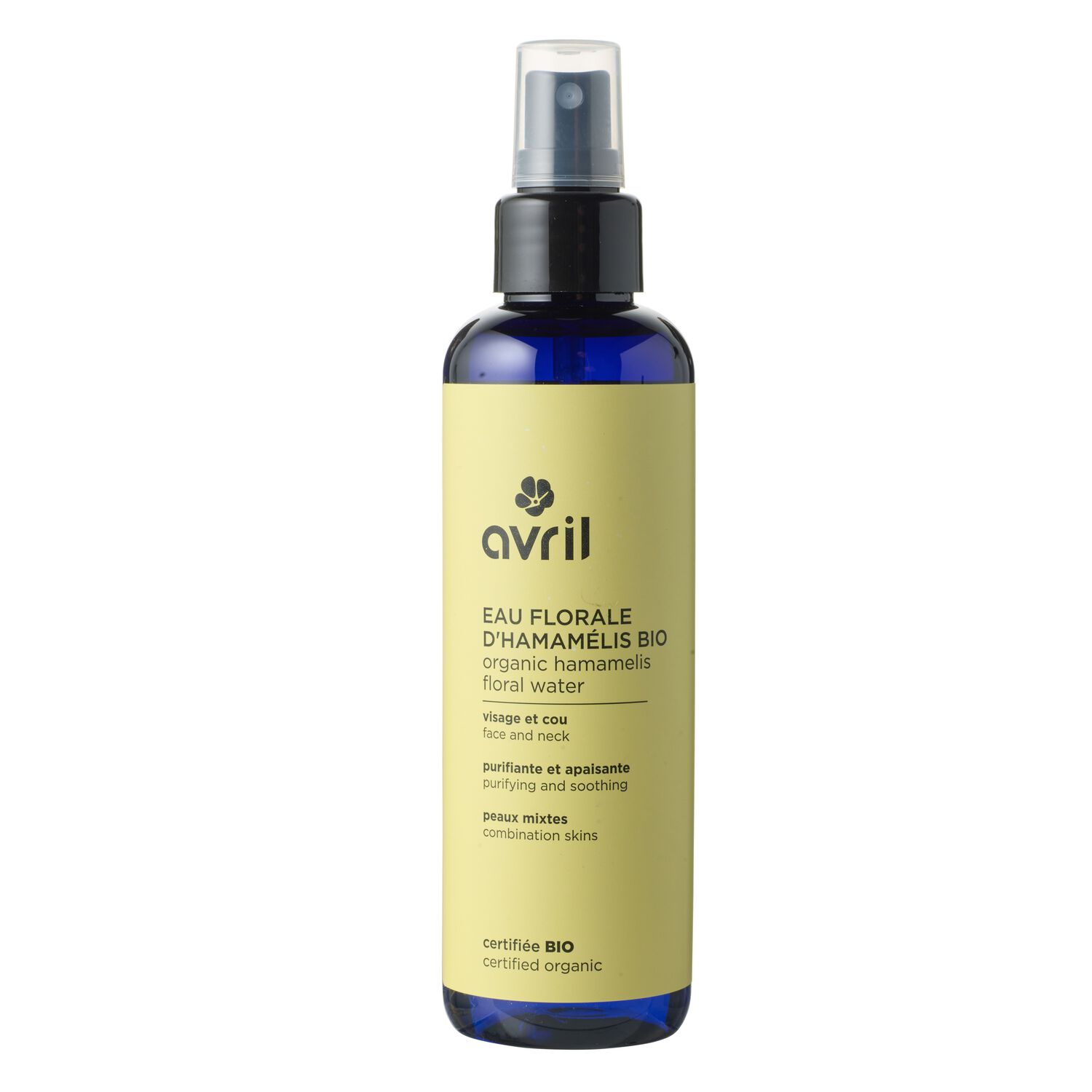 Avril Eau florale d'Hamamélis Certifiée bio