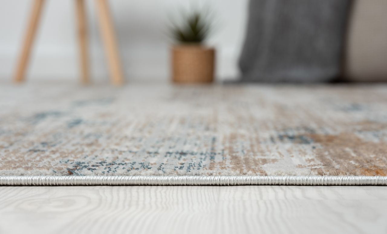 MyFlair Teppich Margot, 160cm x 230cm, Farbe Hellgrau, rechteckig, Florhöhe 8mm