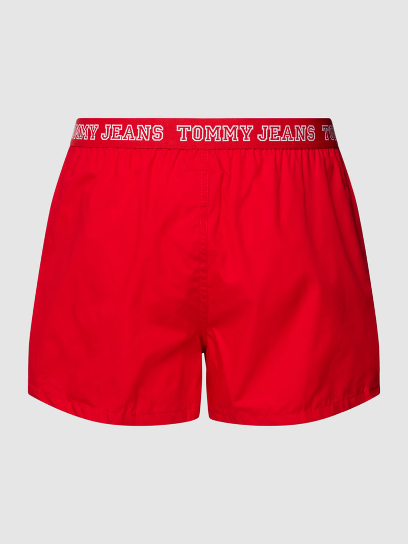Boxershorts mit elastischem Logo-Bund im 3er-Pack in rot