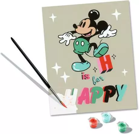 CreArt H is for happy - Malen nach Zahlen für Erwachsene