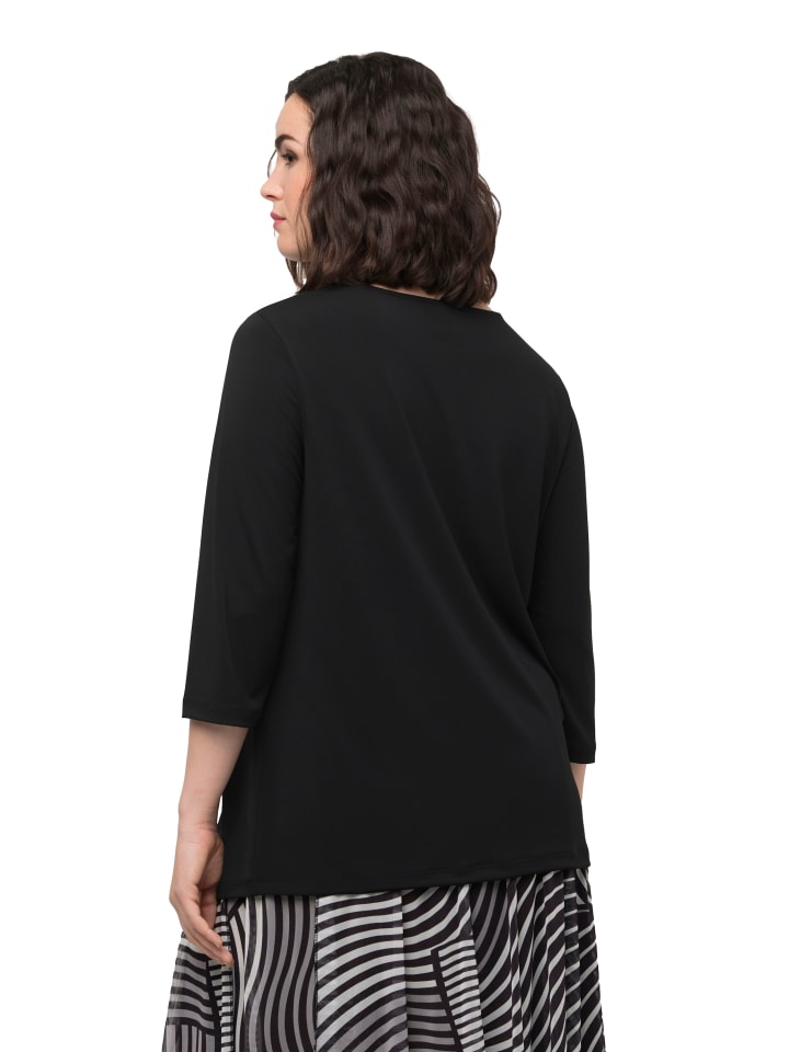 Ulla Popken Shirt in schwarz günstig kaufen