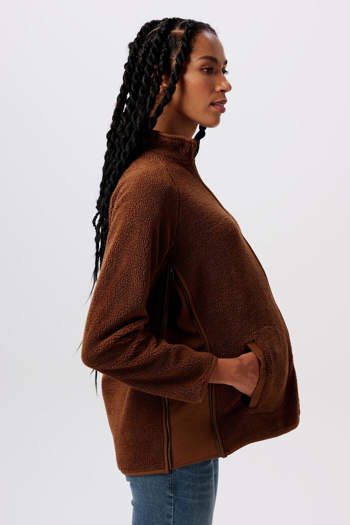 MATERNITY Sweatshirt aus Teddyfleece