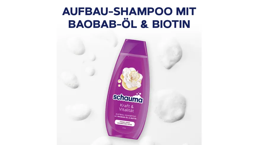 Schauma Shampoo Kraft & Vitalität 400 ml