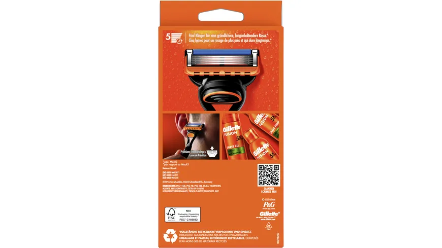 Gillette Rasierer Fusion5