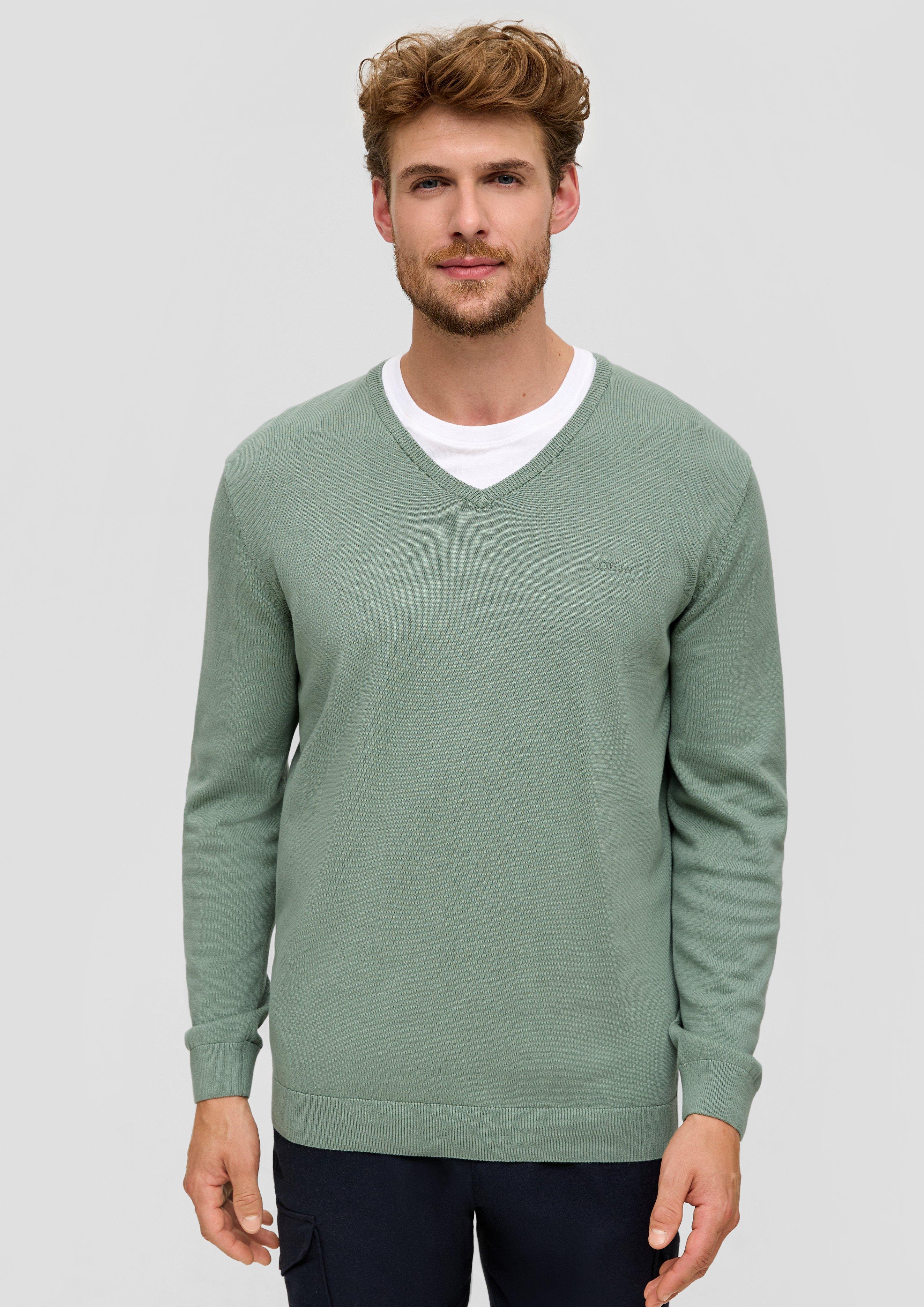 Strickpullover mit V-Ausschnitt  2040666-7210