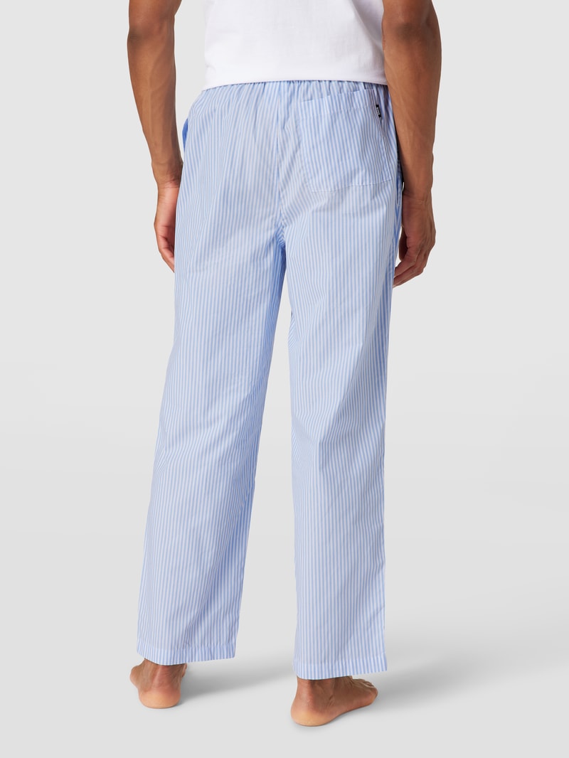 Pyjama-Hose aus Baumwolle in hellblau