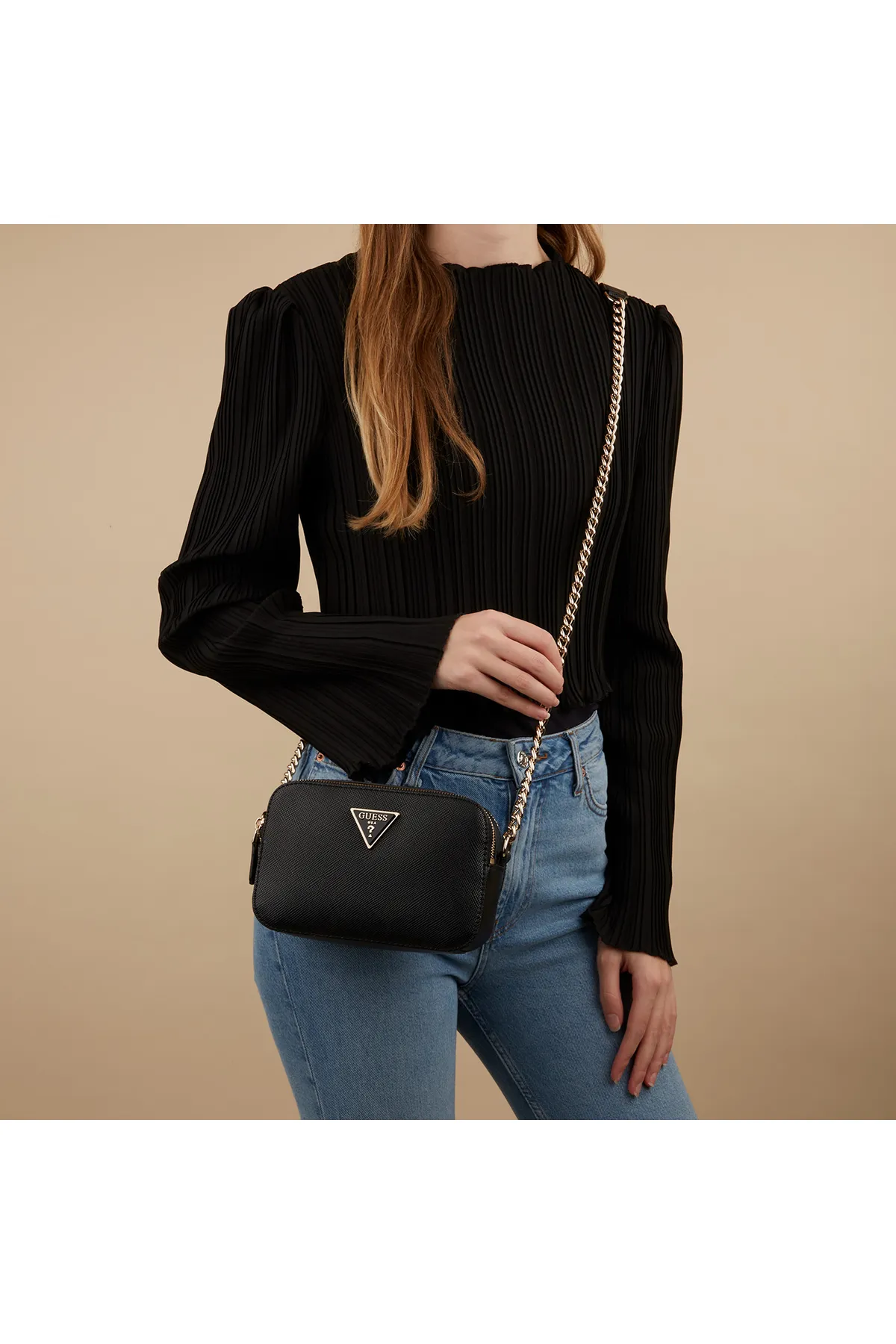 Guess  Noelle Damen Umhängetasche Schwarz Hwzg78-79140-bla