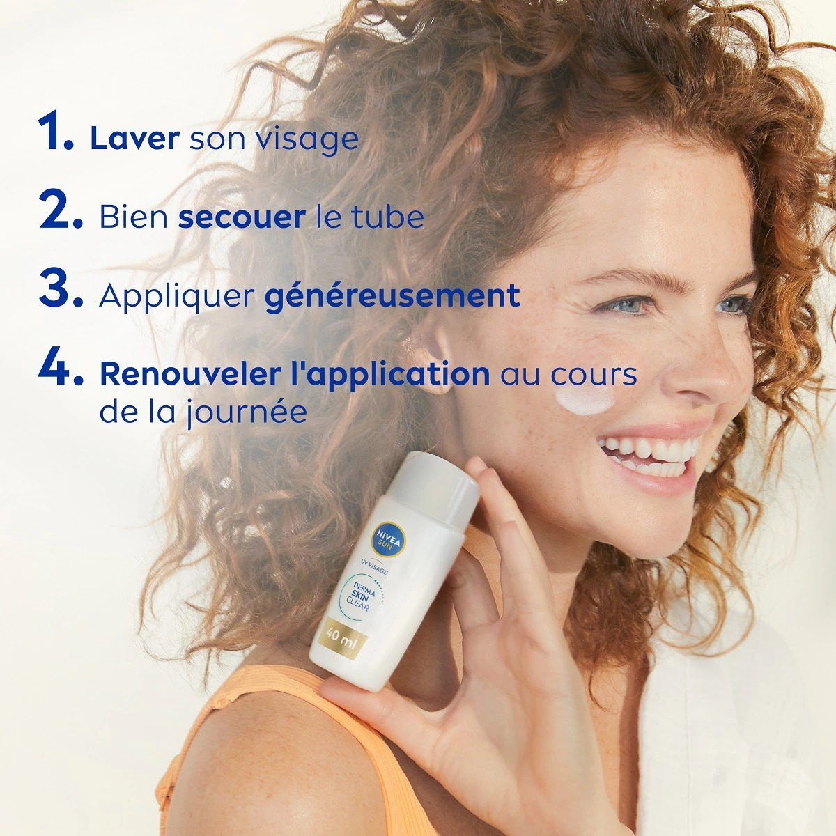 NIVEA Derma skin Clear - Fluide UV napvédő FPS 50
