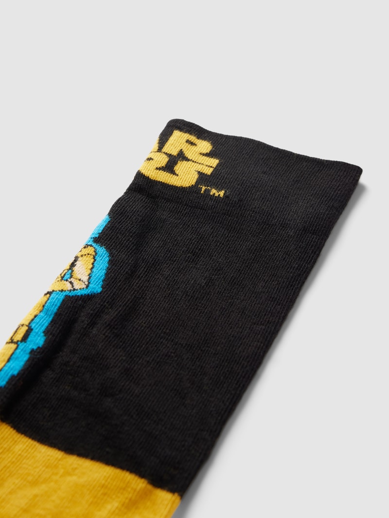 Socken mit Motiv-Print Modell 'Star Wars™ C-3PO' in gelb