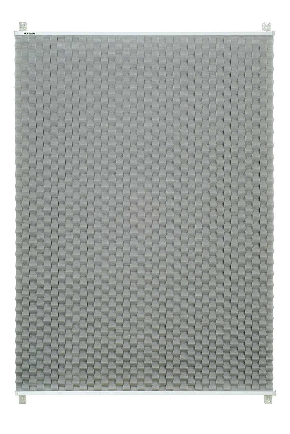 Plissee Diamantplissee von K-home, Einzigartiger 3D-Effekt, K-HOME, Anbringung mittels Klemmträgern oder Klebepads, Klemmfix, 3D-Effekt