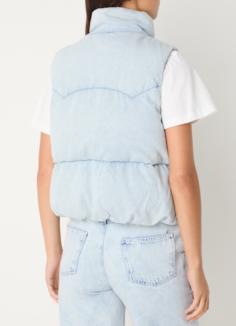 Gilet in denim trapuntato Levi's Western con imbottitura in piuma