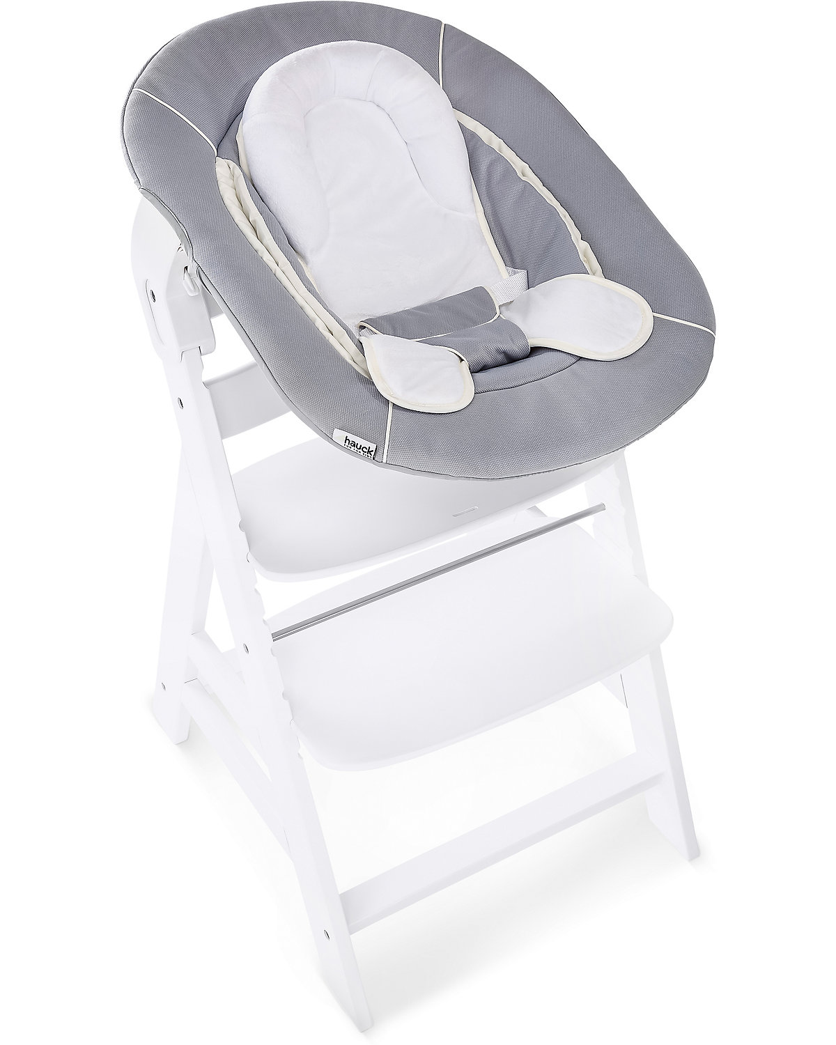 Bouncer 2in1 für Hochstuhl Alpha+ und Beta+ Newborn Set, Stretch Grey
