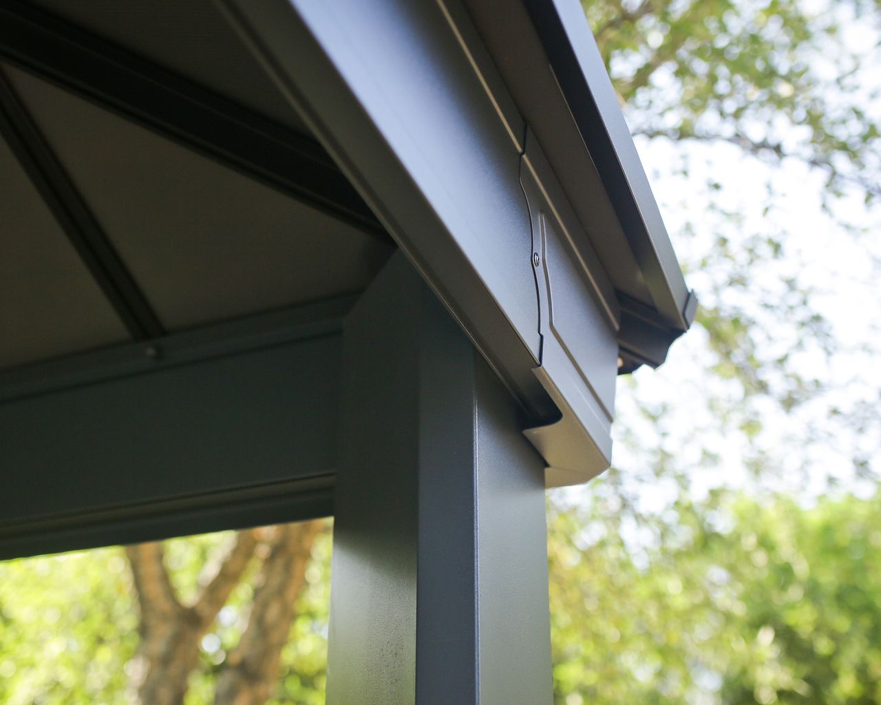 Canopia by Palram Dallas 4.3x4.3 Gartenpavillon, anthrazit