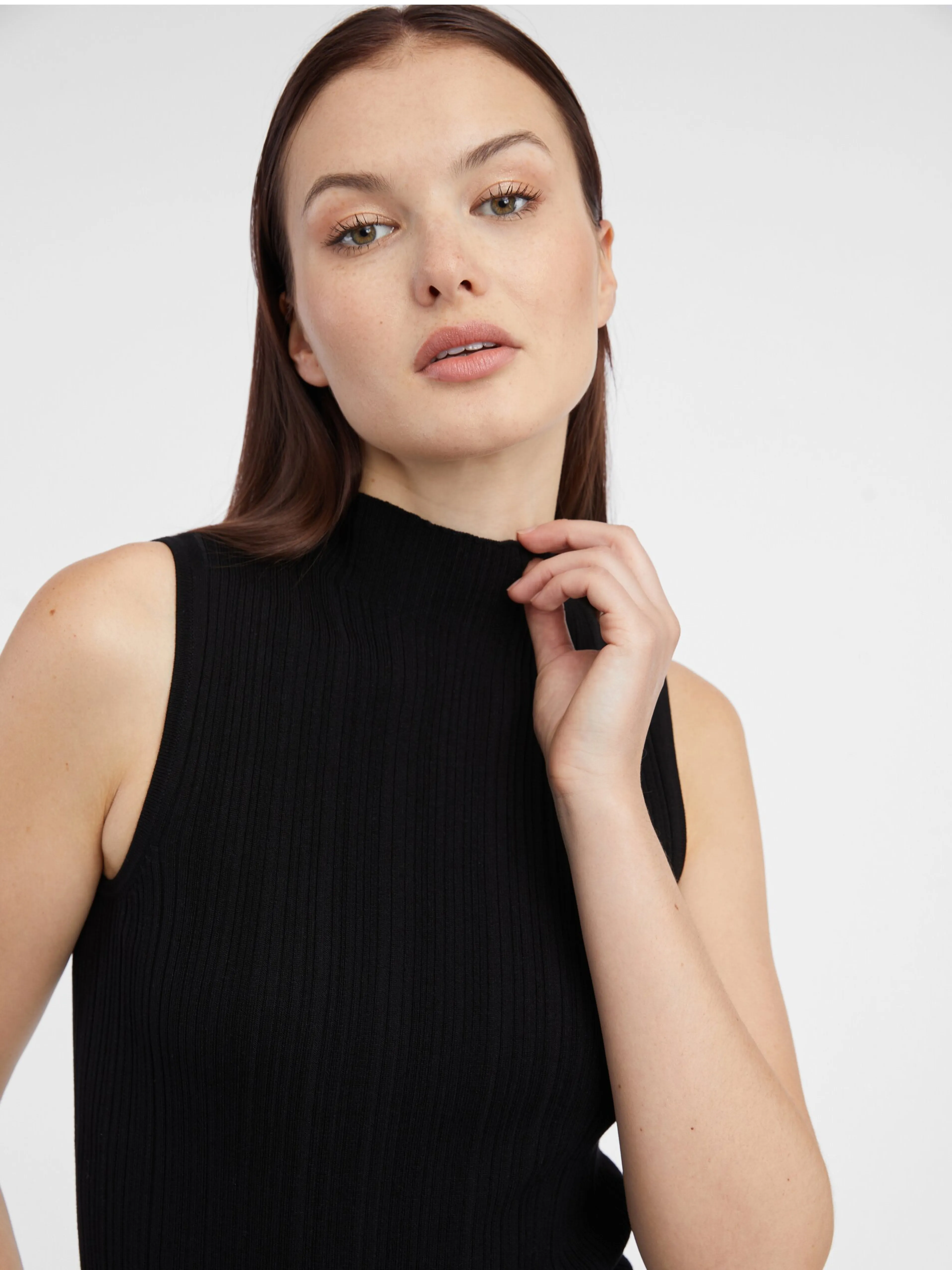 Schwarzes Damen-Pullover-Top ORSAY