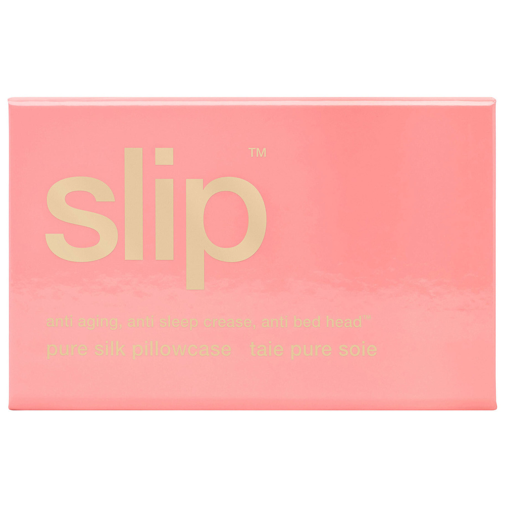 Slip slip pure silk queen pillowcase - blush Coussin
