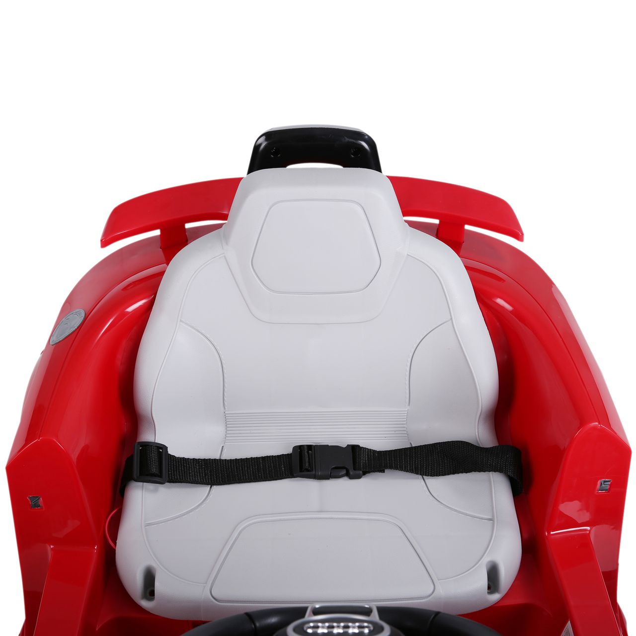 HOMCOM Kinderfahrzeug Elektroauto Fernbedienung MP3 PP Rot