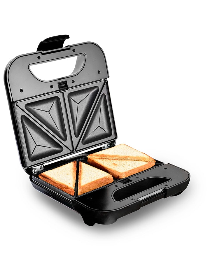 KITCHENCOOK Sandwichmaker in Silber/ Schwarz - (B)31 x (H)27,5 x (T)53 cm günstig kaufen onesize