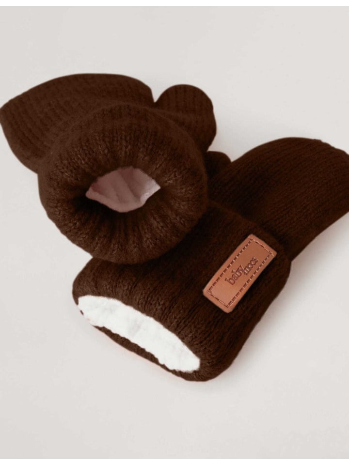 BabyMocs Handschuhe Vegan in braun günstig kaufen onesize
