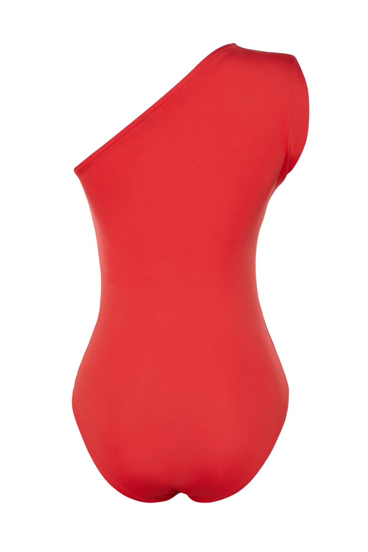 Trendyol Collection  Granatapfelblüte Asymmetrischer Kragen Flexibler Strickbody mit Druckknöpfen TWOSS22BD00014