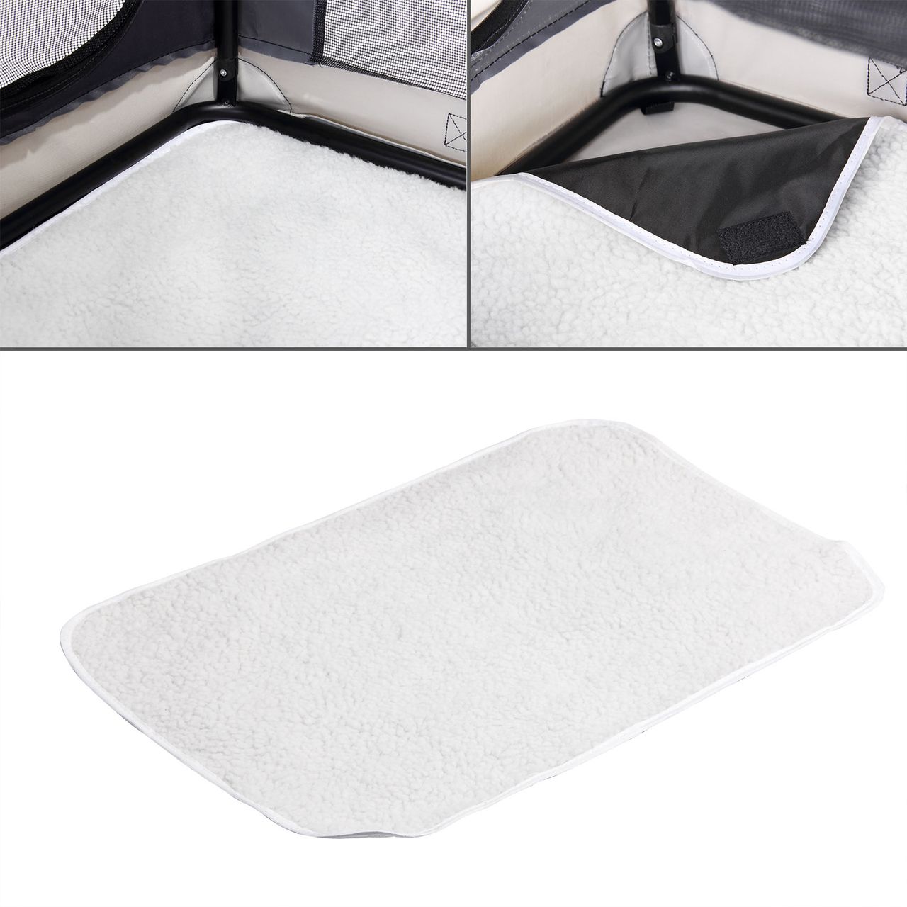 Cadoca Tiertransportbox XL 82 x 59 x 59cm grau