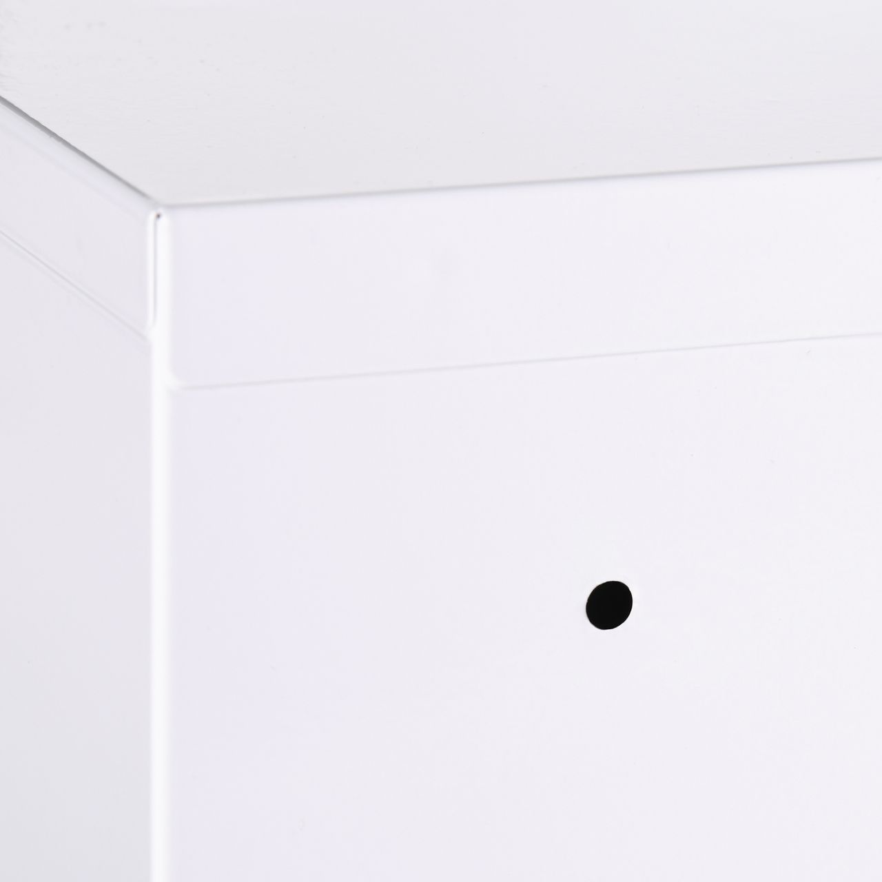 kleankin Medizinschrank, Apothekerschrank mit 3 Fächern, 2 Schlüsseln, Stahl