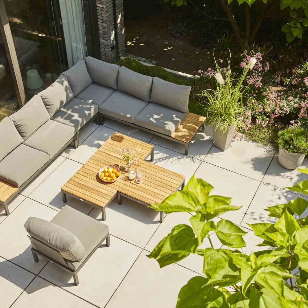 Siena Garden Loungesofa Alvida, Loungebank links, 2-Sitzer, BxTxH: 175x84x70 cm