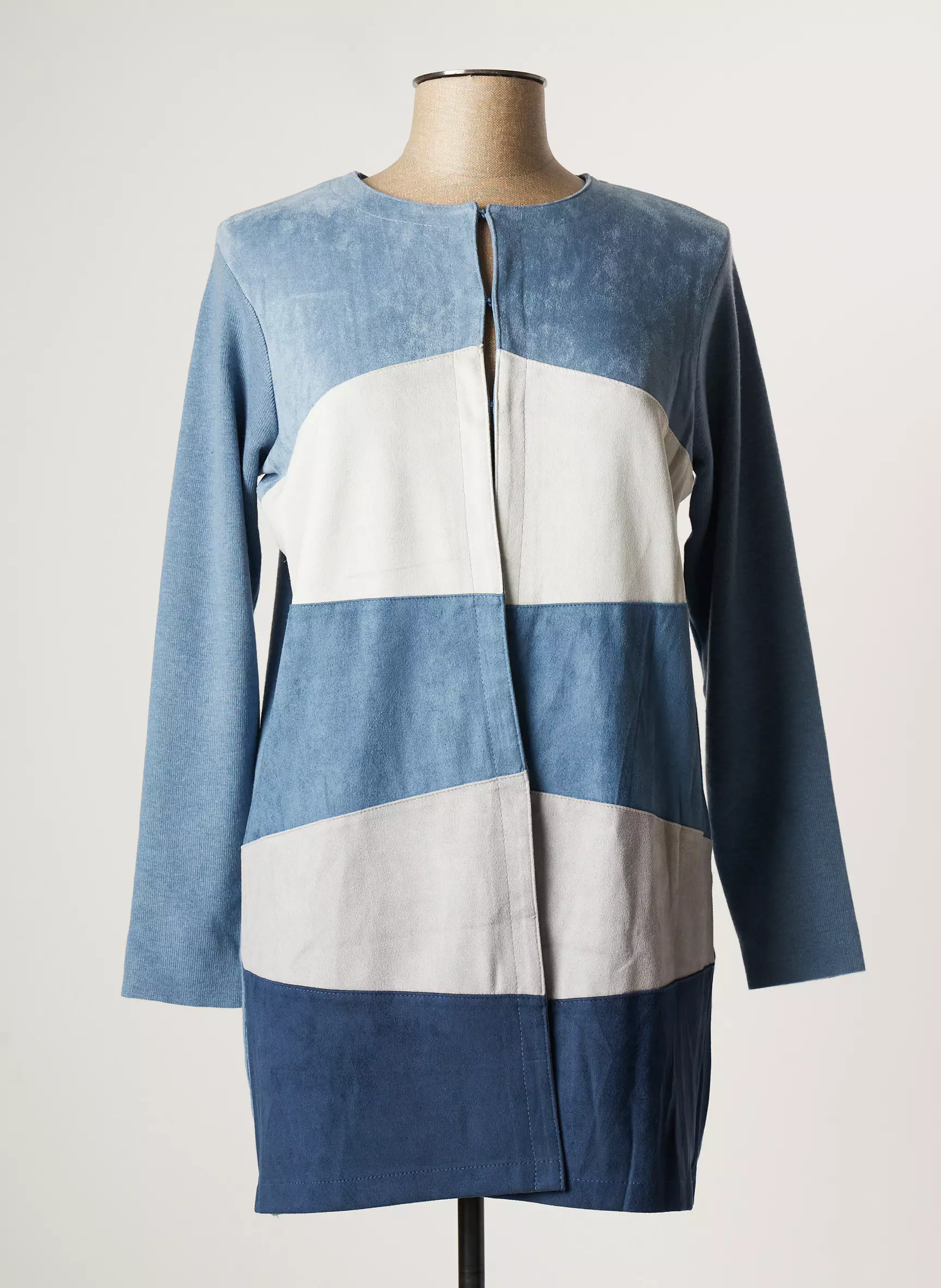 Tripode Vestecasual Femme couleur bleu