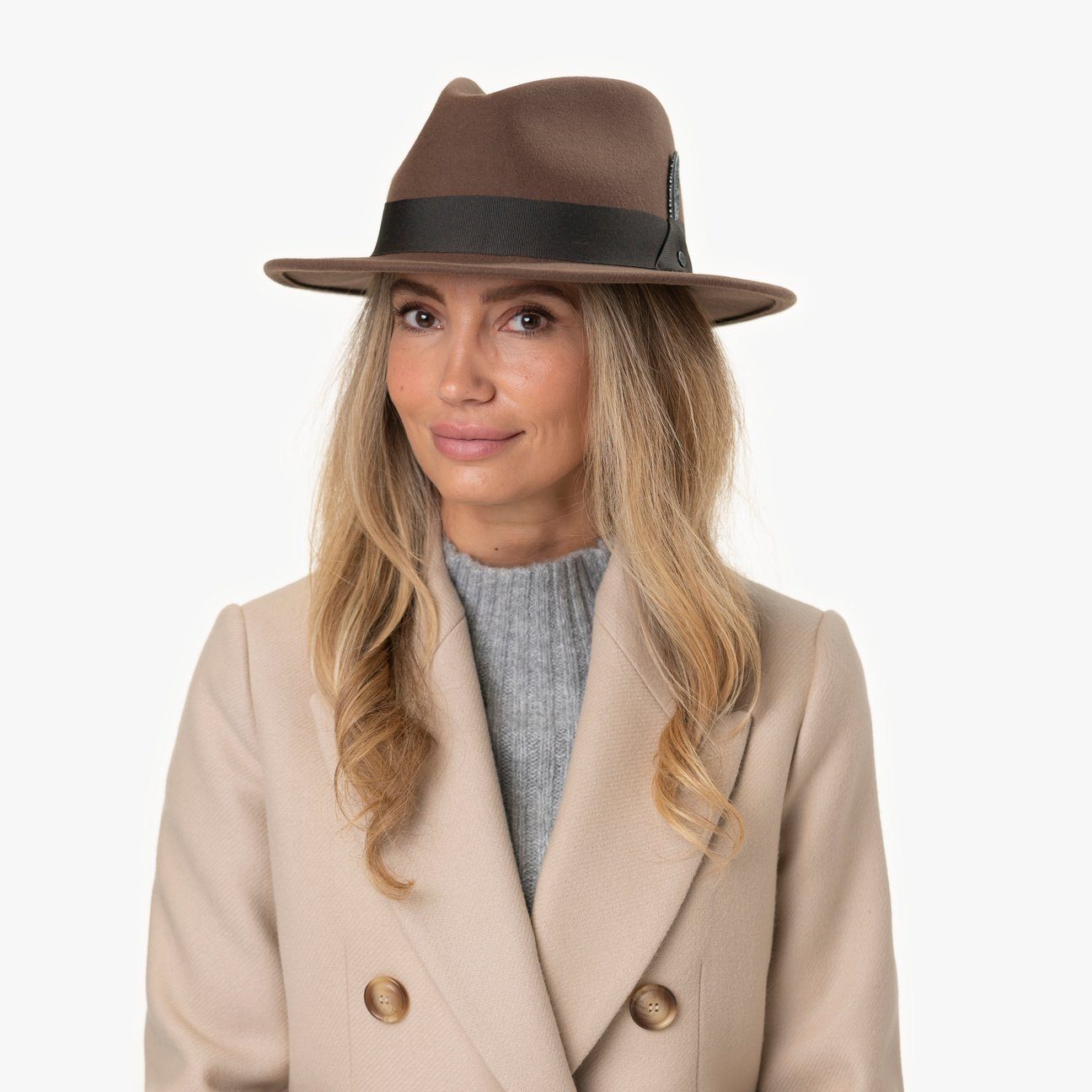 Stetson Filzhut (1-St) Wollfilzhut mit Ripsband