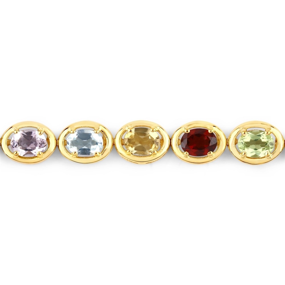 Rafaela Donata Bracelet Argent sterling Améthyste en Or jaune Bracelet