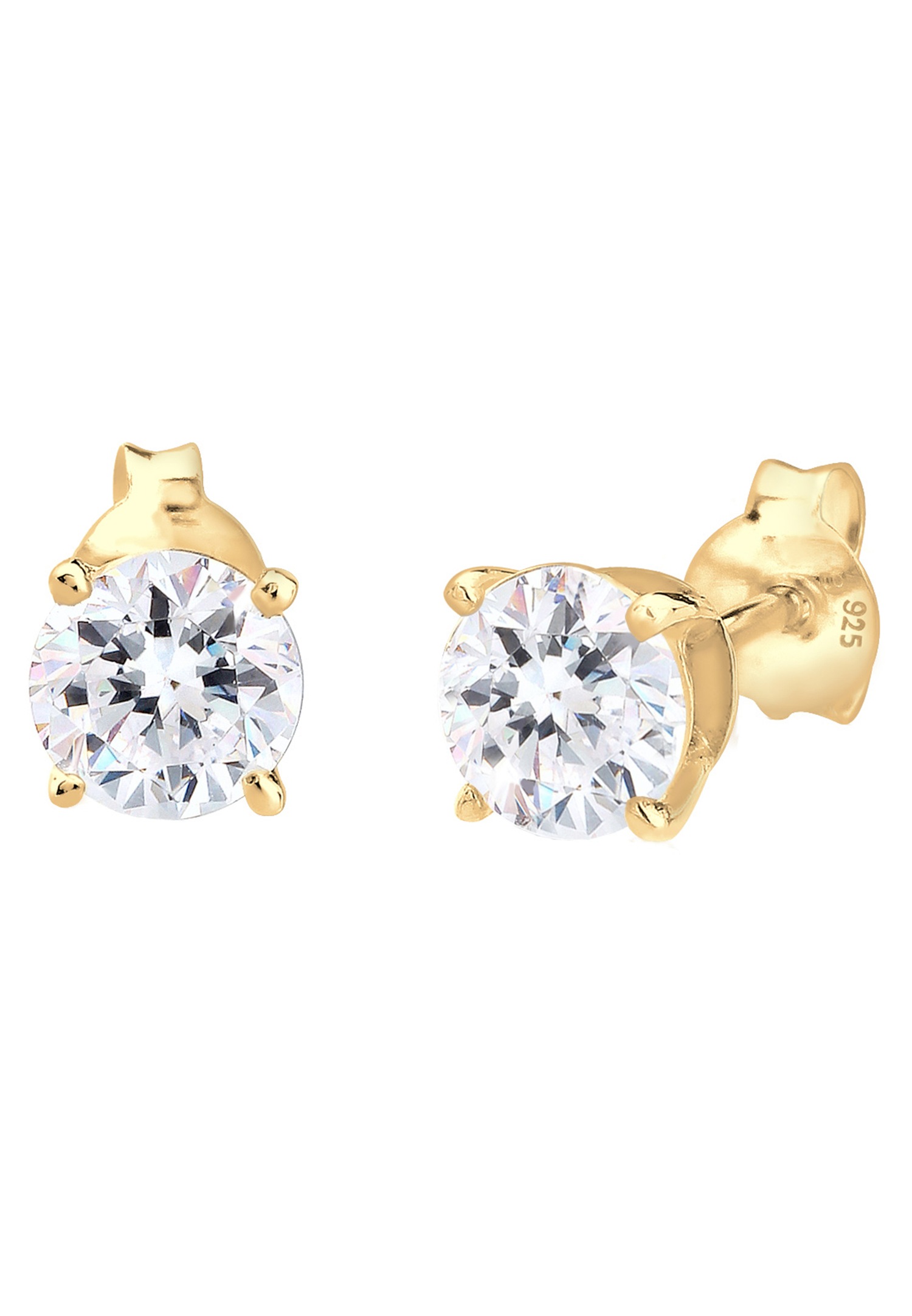 Elli Ohrringe Funkelnd Kristalle 925 Sterling Silber