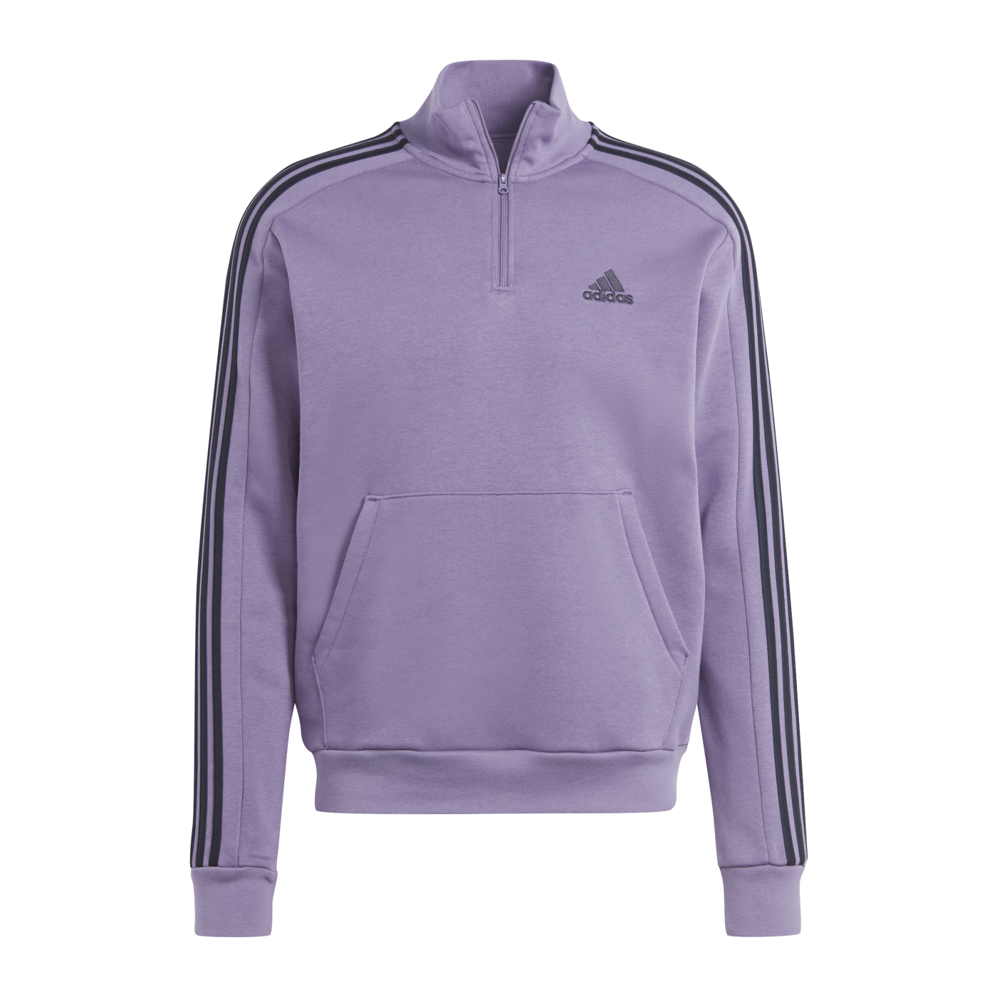 adidas Essentials Fleece HalfZip Sweatshirt Lila