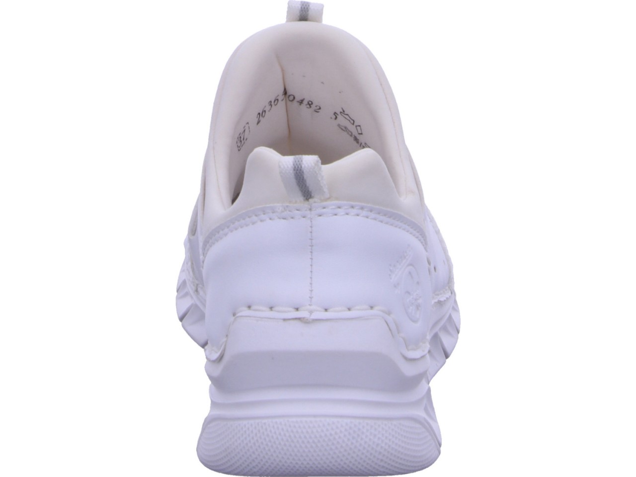 RIEKER Sportliche Slipper weiss