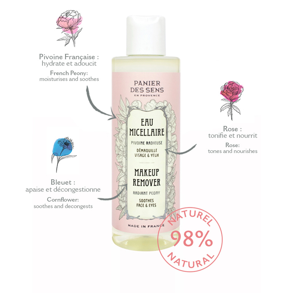 Panier des Sens Pivoine Radieuse Eau Micellaire