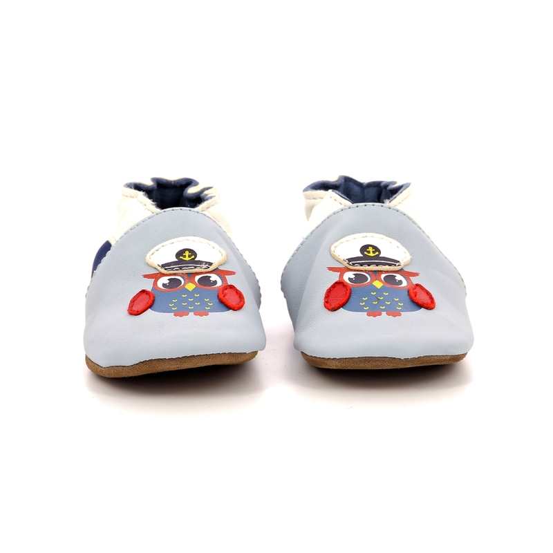 Chaussons cuir tannage vegetal Bird Sailor