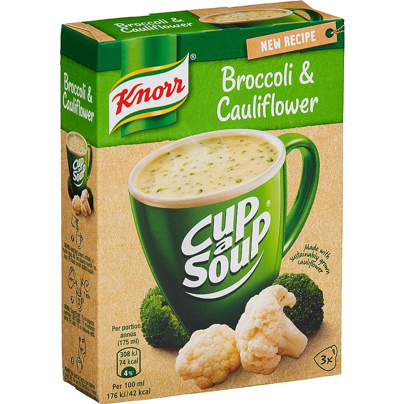 Knorr Cup of soup 3-pk Blomkål/brokkoli Knorr