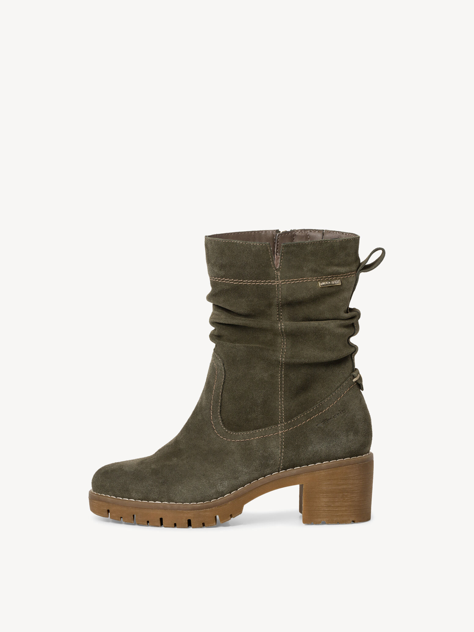 Bottine en cuir - vert