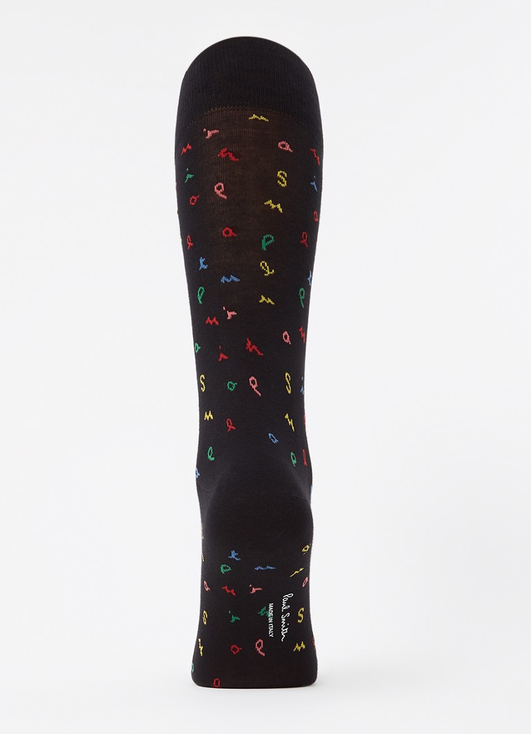 Paul Smith Garry Letters socks with print