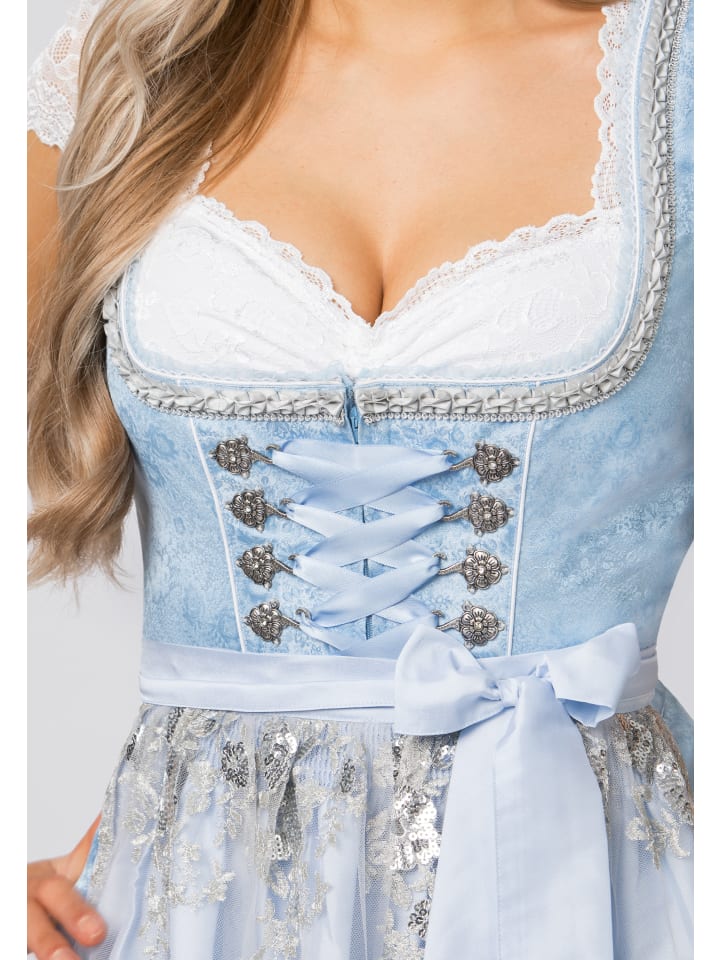 Stockerpoint Stockerpoint Dirndl Maya in hellblau günstig kaufen