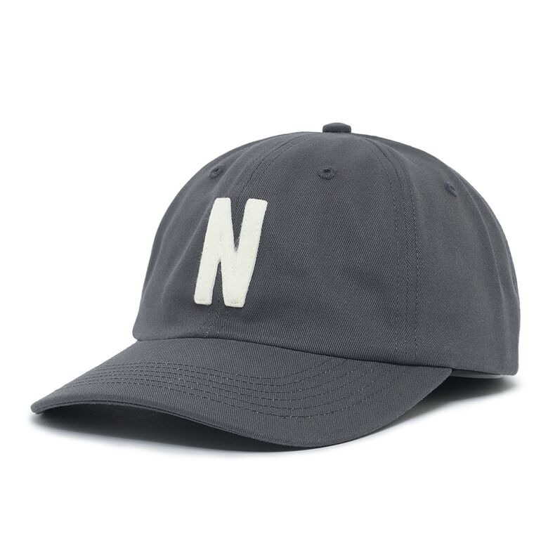 Norse Projects Felt N Twill Sports Cap magnet grey