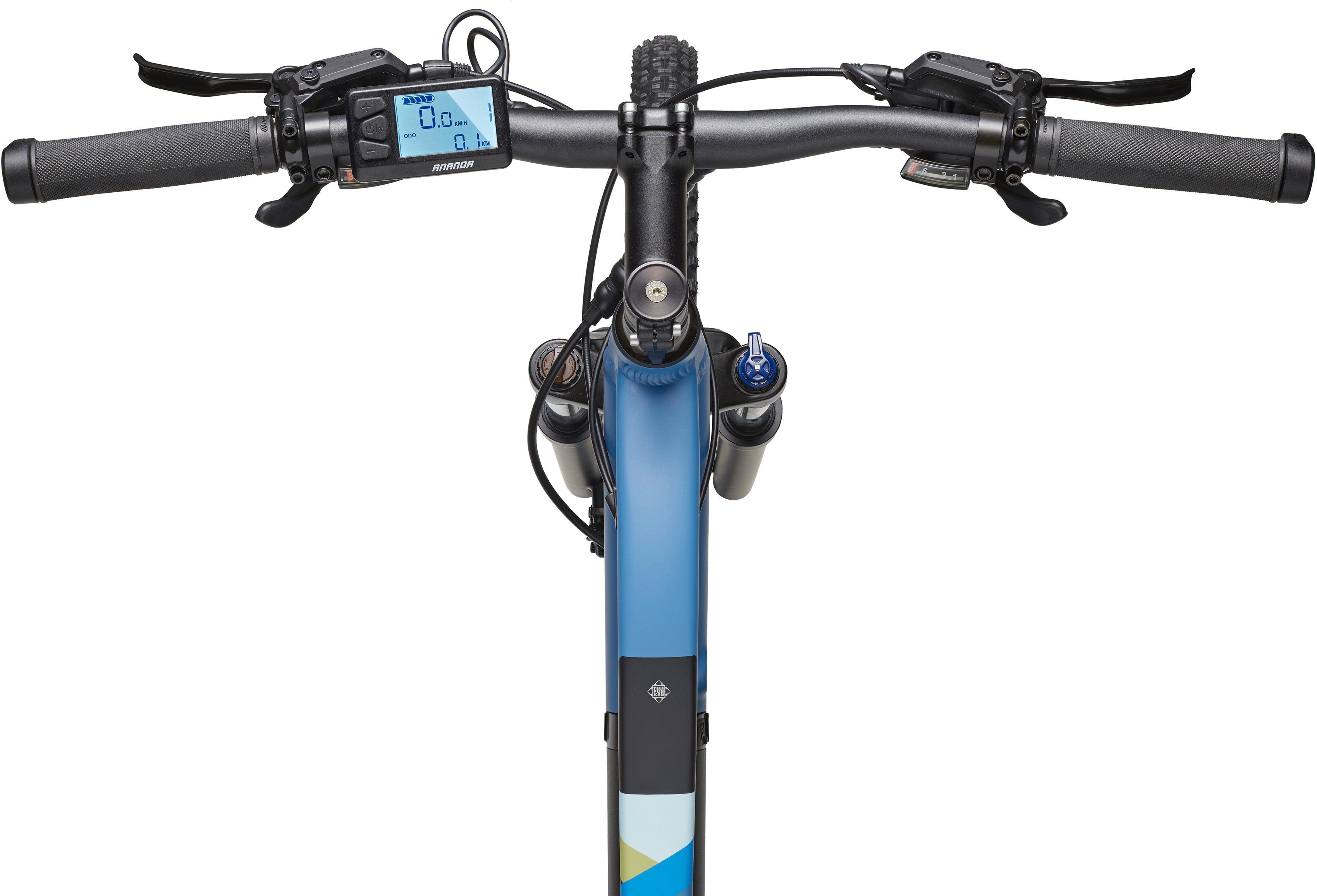Telefunken E-Bike Aufsteiger M922, 24 Gang Shimano Acera Schaltwerk, Kettenschaltung, Heckmotor, 504 Wh Akku