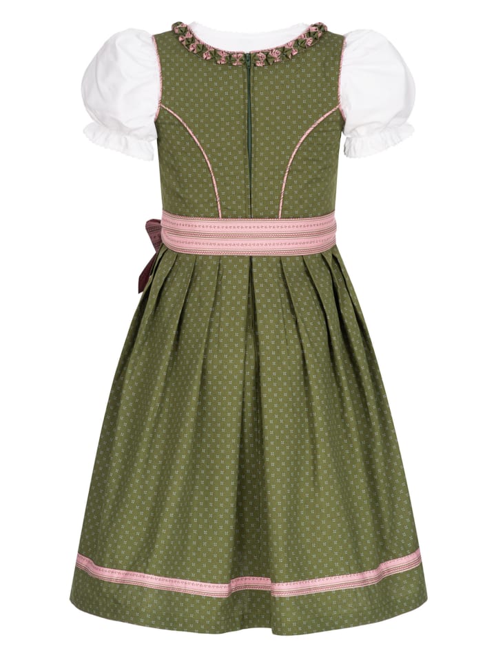 Nübler Kinderdirndl 3-teilig Nabilia in Grün günstig kaufen