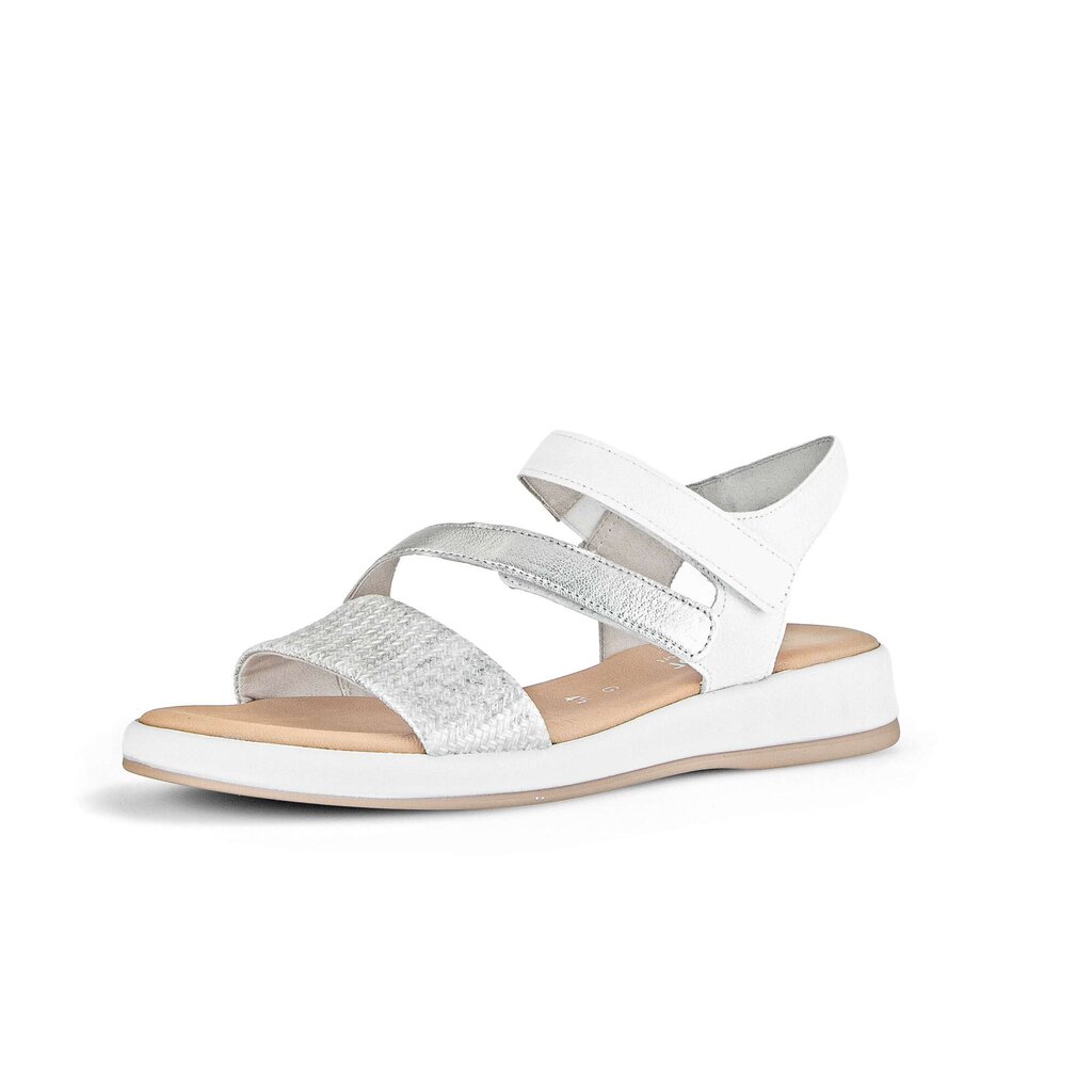 Gabor comfort Riemchensandale silber