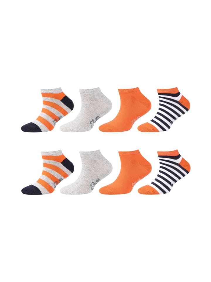 S. Oliver Sneakersocken 8er Pack originals in ginger günstig kaufen 27-30