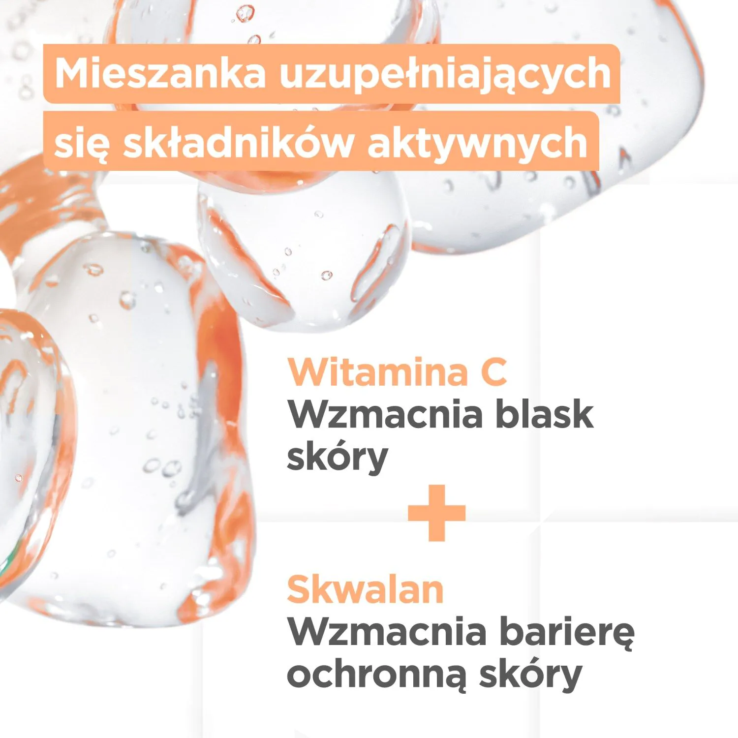„Mixa“ vitamino C ir skvalano veido valymo gelis nuo odos defektų