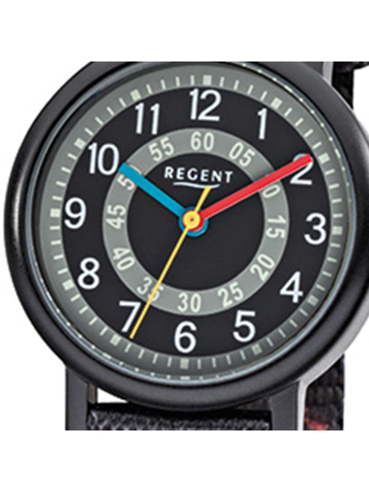Regent Armbanduhr Regent Kinderuhren schwarz, rot, weiß klein (ca. 29mm) günstig kaufen onesize
