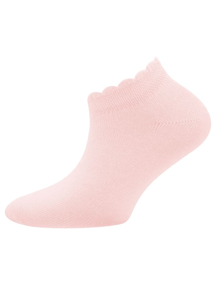 ewers 6er-Set Socken Mäusezähnchenrand in rosa-beige günstig kaufen