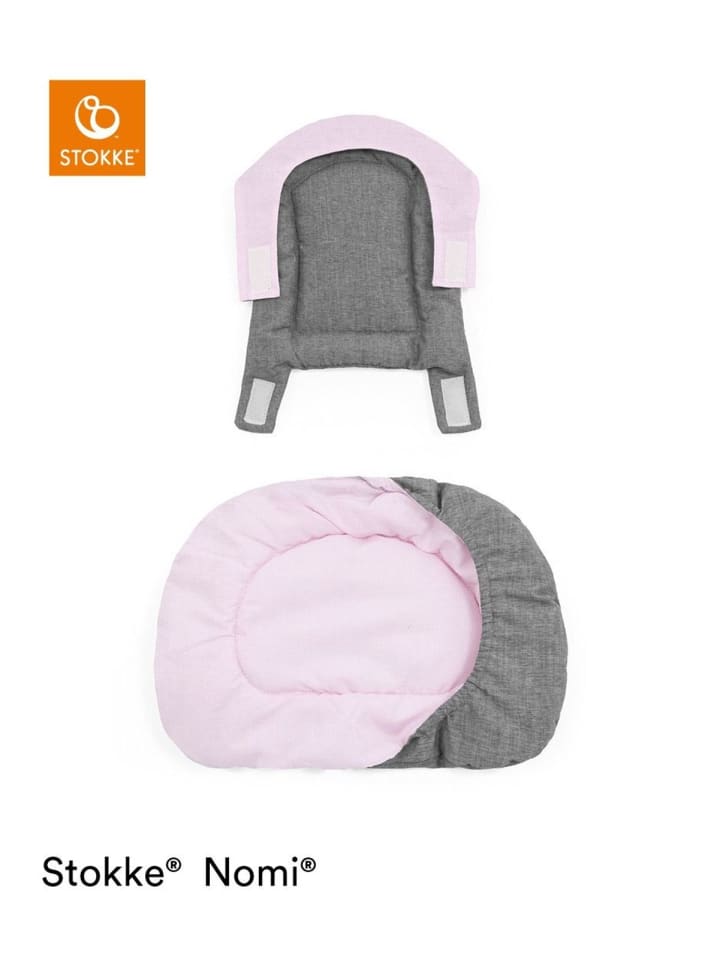 Stokke Nomi® Treppenhochstuhl Kissen grey/pink in Grau ab 0 Monate günstig kaufen onesize