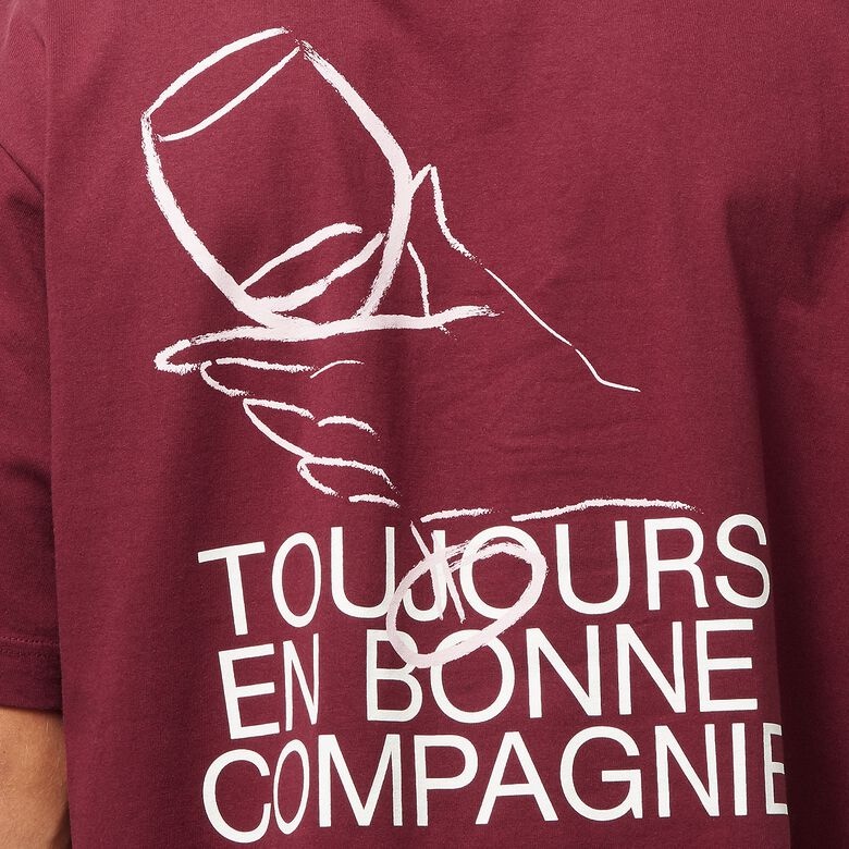 solebox Compagnie Tee burgundy