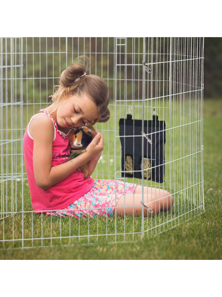 relaxdays Heutasche in Grün/ Schwarz - (B)25 x (H)31 cm günstig kaufen onesize