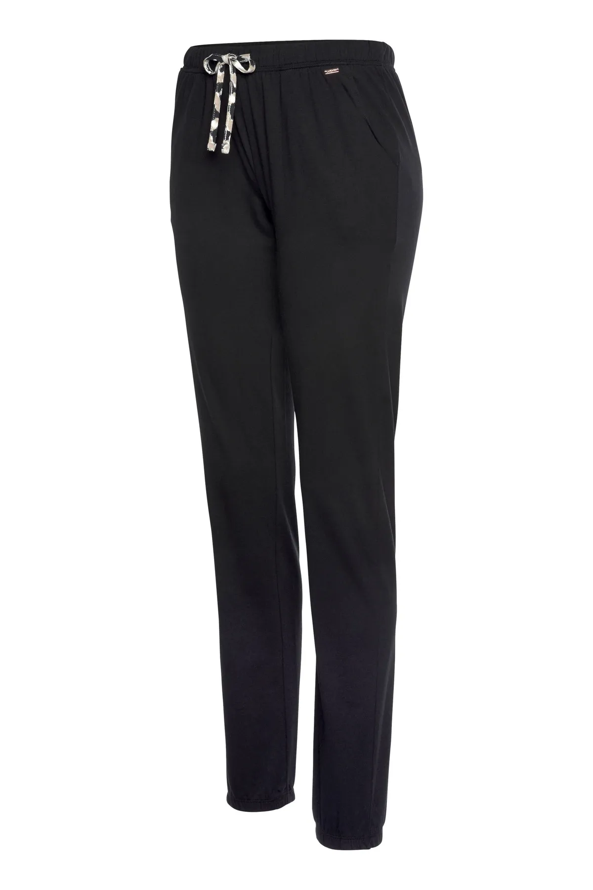LASCANA  Pyjamahose - Schwarz - Relaxed